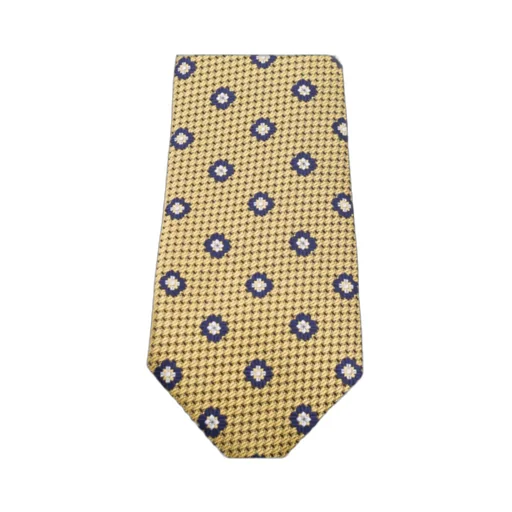 Zegna Floral Jacquard Pointed Tip Tie