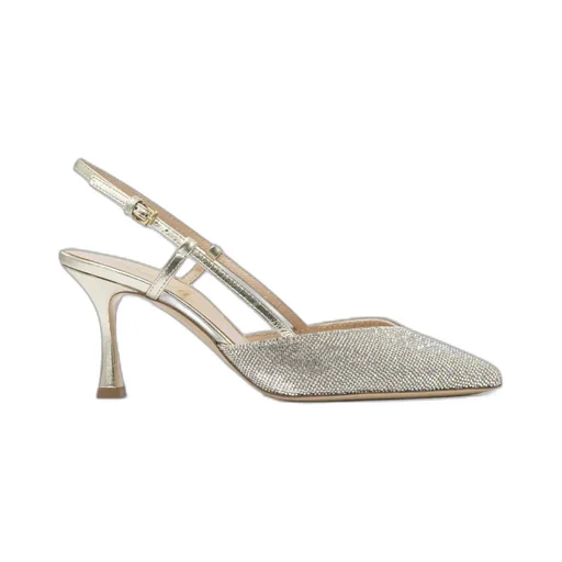 65Mm Crystal-Embellished Slingback Pumps