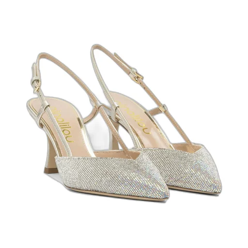 65Mm Crystal-Embellished Slingback Pumps