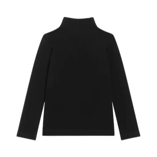 Embroidered-Logo Turtleneck Top