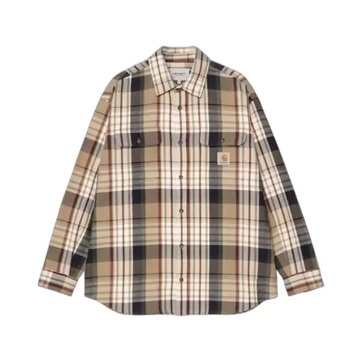 Carhartt Wip Logo Patch Checked Shirt