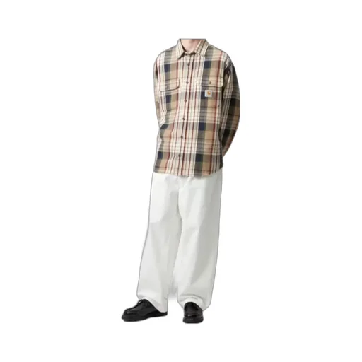 Carhartt Wip Logo Patch Checked Shirt