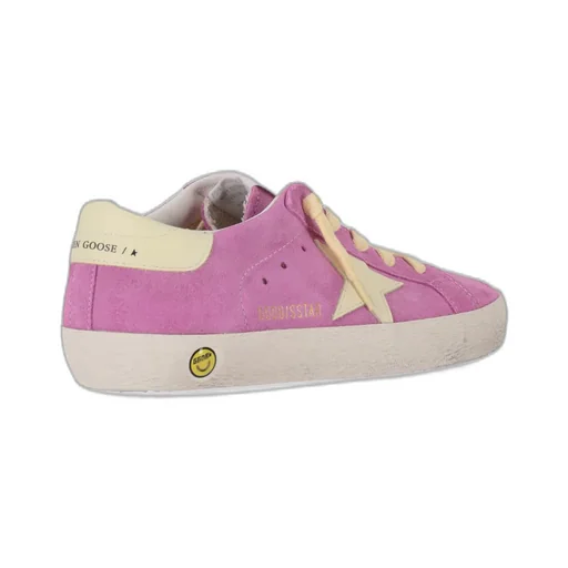 Super-Star Suede Lace-Up Sneakers