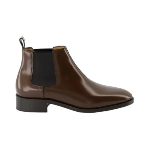 Pas Des Dieux Calfskin Chelsea Boots