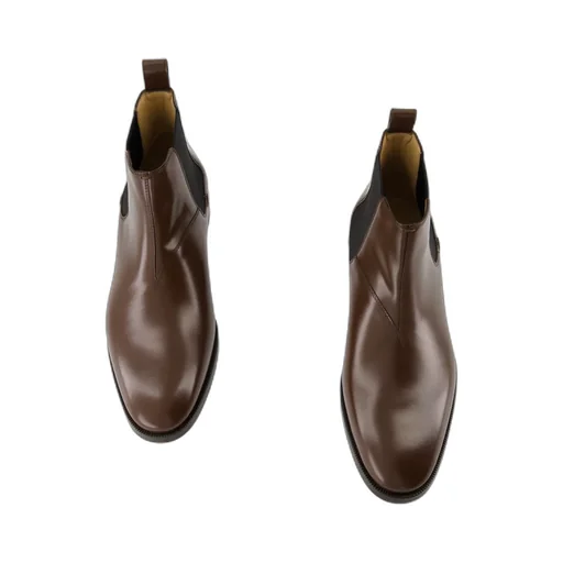 Pas Des Dieux Calfskin Chelsea Boots