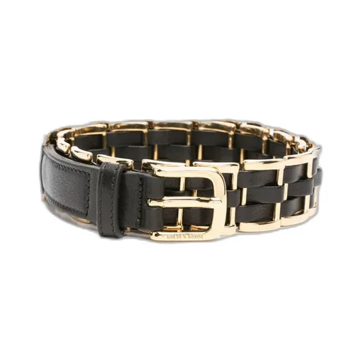 Golden Goose Deluxe Brand Woven Buckle Belt