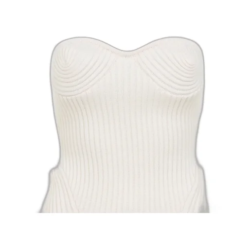 Stretch Merino Wool Ribbed Corset