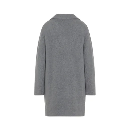 Single-Breasted Wool Coat