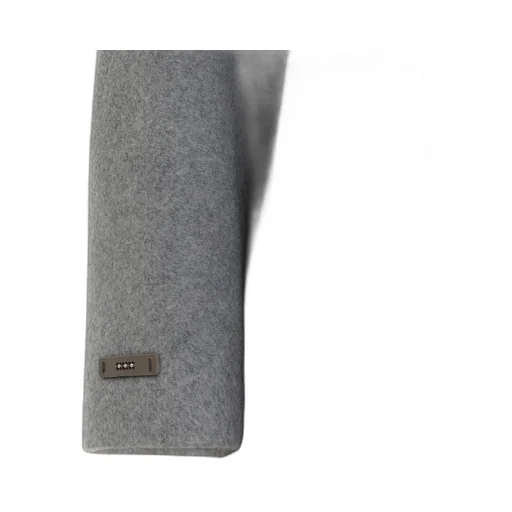 Single-Breasted Wool Coat