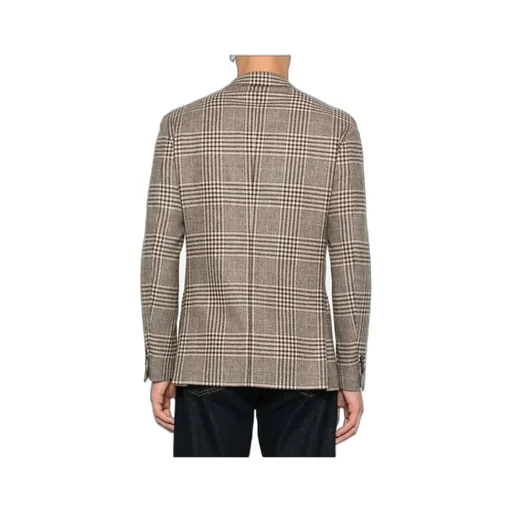 Lardini Prince Of Wales Pattern Jacket