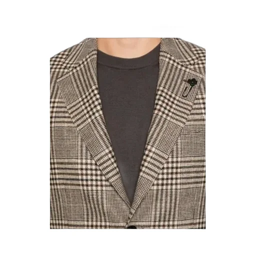 Lardini Prince Of Wales Pattern Jacket