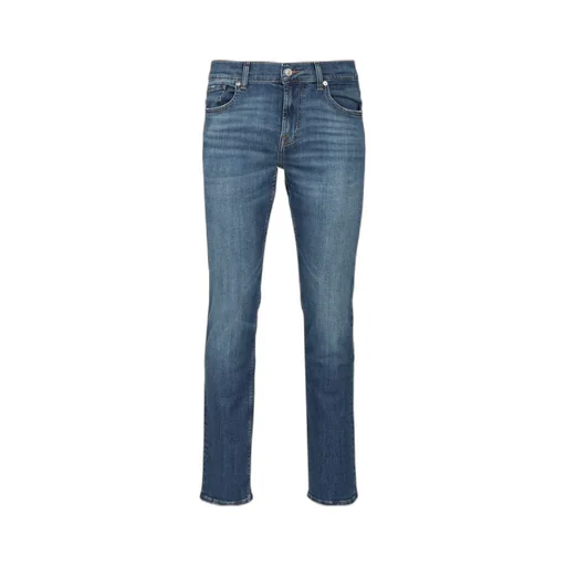 Faded Five-Pocket Jeans Pants