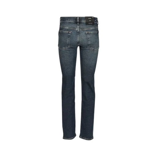 Faded Five-Pocket Jeans Pants