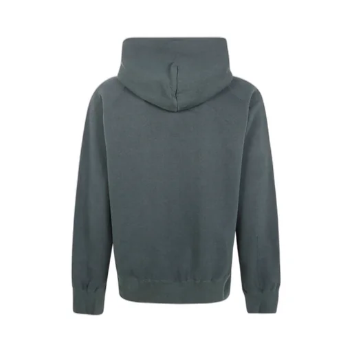Sacai X Charhartt Wip Logo Patch Drawstring Hoodie