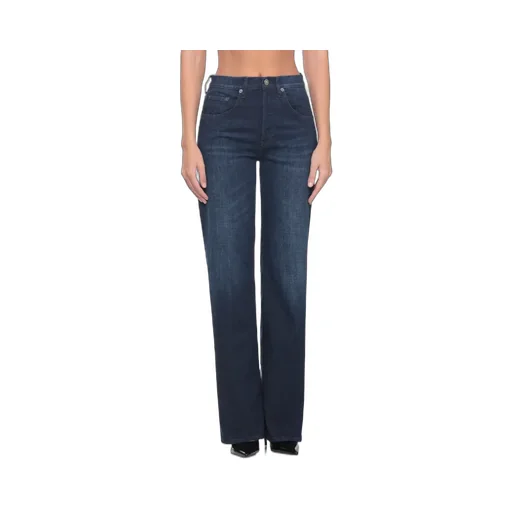 Dondup Jewel Button Wide-Leg Jeans