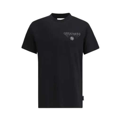 Philipp Plein Logo Plaque Crewneck T-Shirt