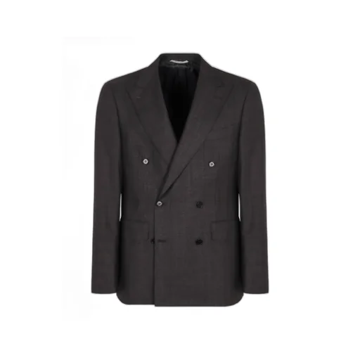 Canali Double-Breasted Pinstriped Suit