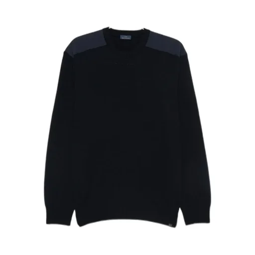 Wool Shoulder-Patch Jumper