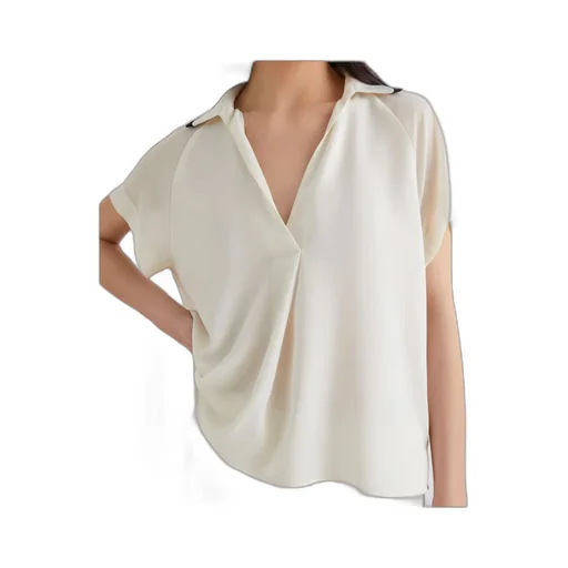 Satin Polo Shirt