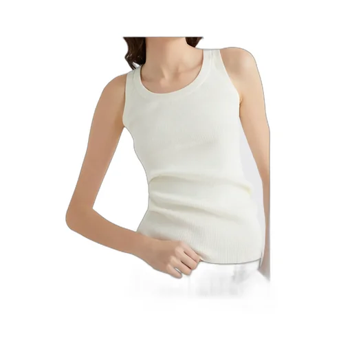 Viscose Vest Top - White