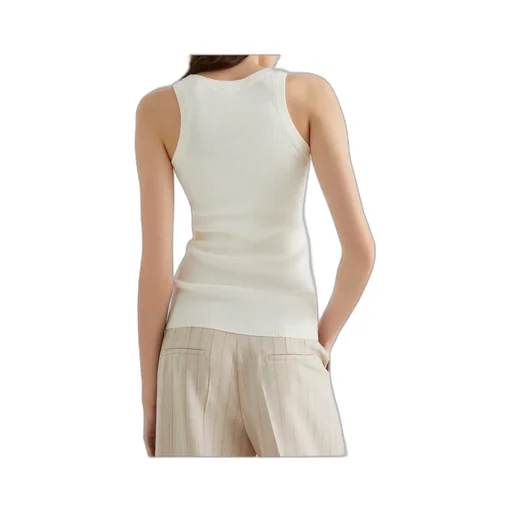 Viscose Vest Top - White