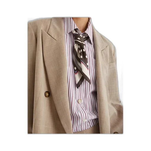 Polka Dot Satin Scarf