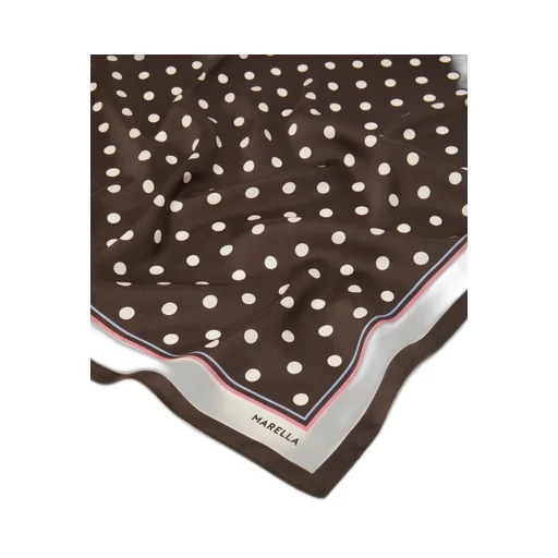 Polka Dot Satin Scarf