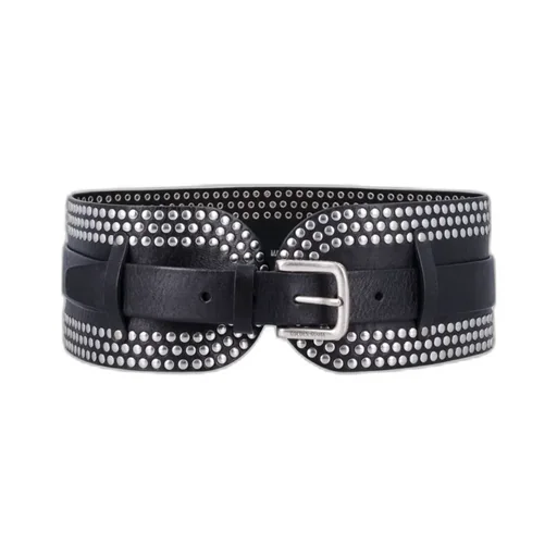 Studded Leather Belt