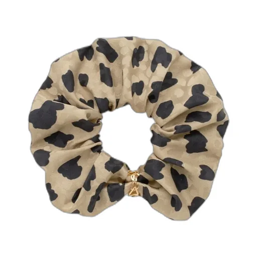 Cassandre Scrunchie In Silk Jacquard