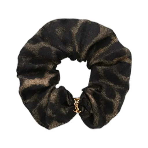 Cassandre Scrunchie In Silk And Cashmere Jacquard