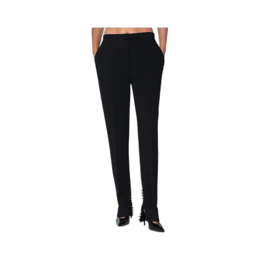 Trousers With Slits And Buttons