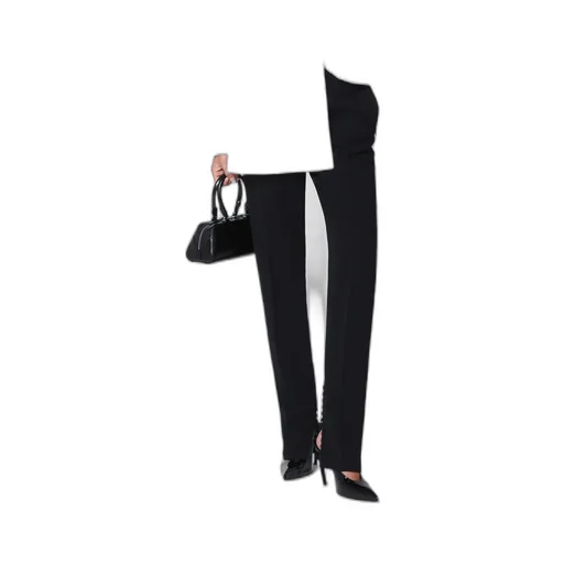 Trousers With Slits And Buttons