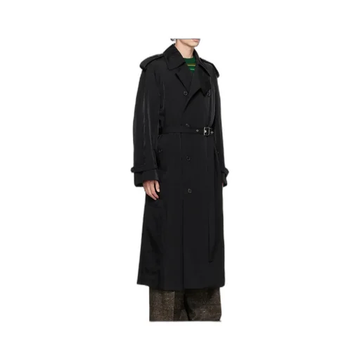 Double-Breasted Belted Coat