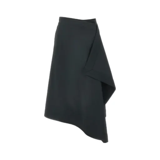 Ami Paris Wrapped Midi Skirt