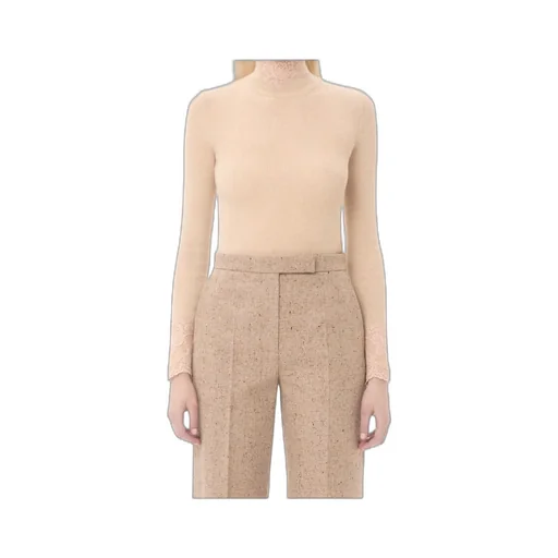 Valentino Lace Detailed Long-Sleeved Jumper