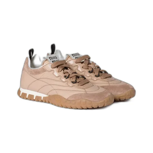 Tyre Technical Fabric And Suede Sneakers