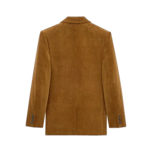 Saint Laurent Double-Breasted Corduroy Jacket