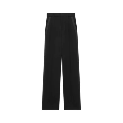 Saint Laurent High-Rise Tuxedo Pants