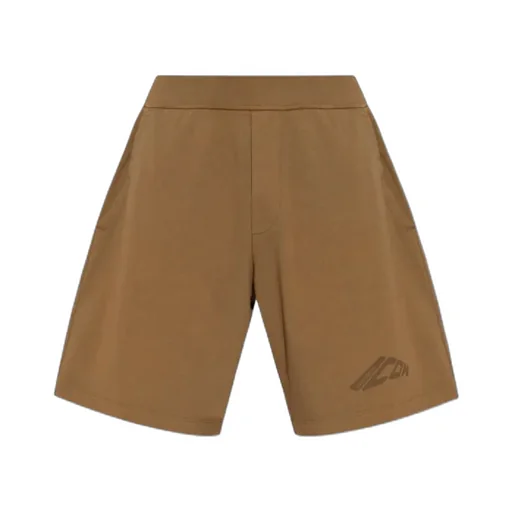 Logo-Print Cotton Shorts