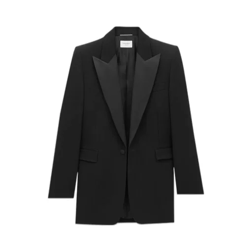 Tuxedo Jacket In Grain De Poudre