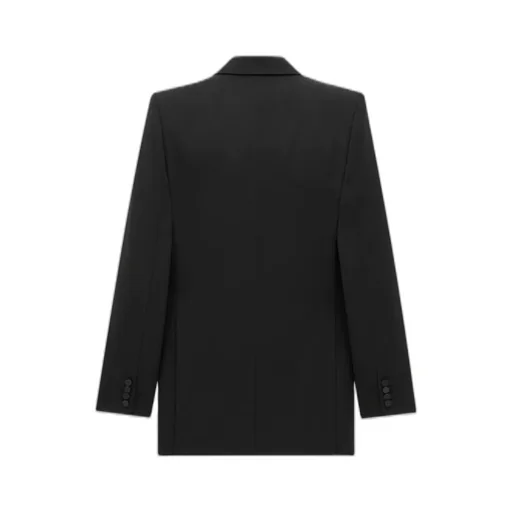 Tuxedo Jacket In Grain De Poudre