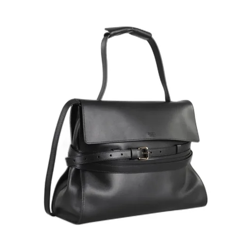 Moschino Tie Me Logo Embossed Handbag