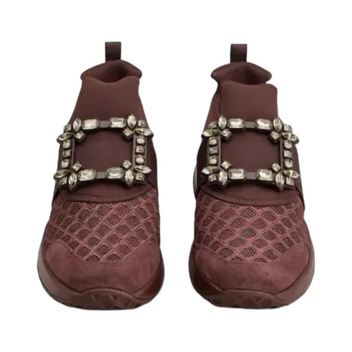 Crystal-Embellished Sneakers