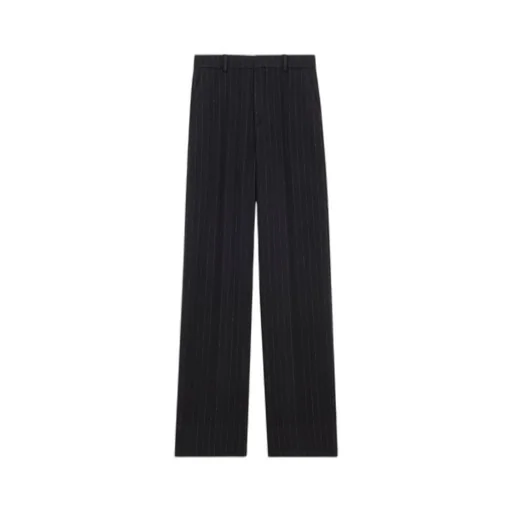 Saint Laurent High-Rise Pinstripe Pants