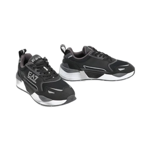 Ea7 Emporio Armani Logo Stamp Lace-Up Sneakers
