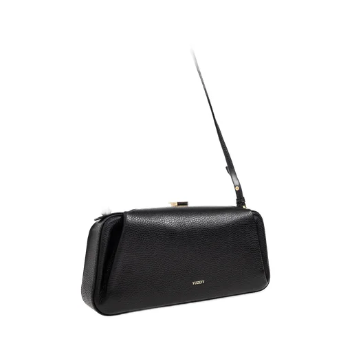Oyster Pebbled Leather Shoulder Bag
