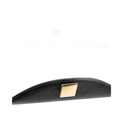 Oyster Pebbled Leather Shoulder Bag