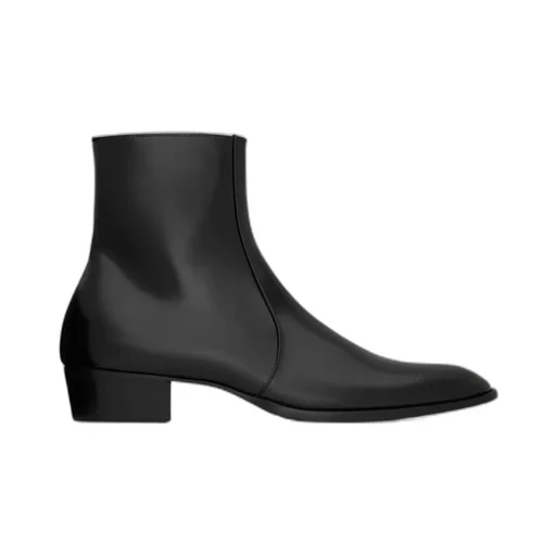 Saint Laurent Roman Zip-Up Ankle Boots