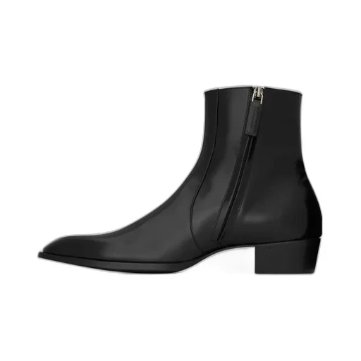 Saint Laurent Roman Zip-Up Ankle Boots