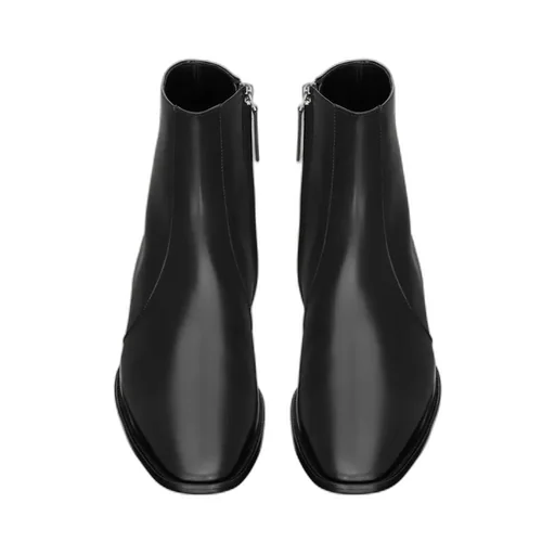 Saint Laurent Roman Zip-Up Ankle Boots